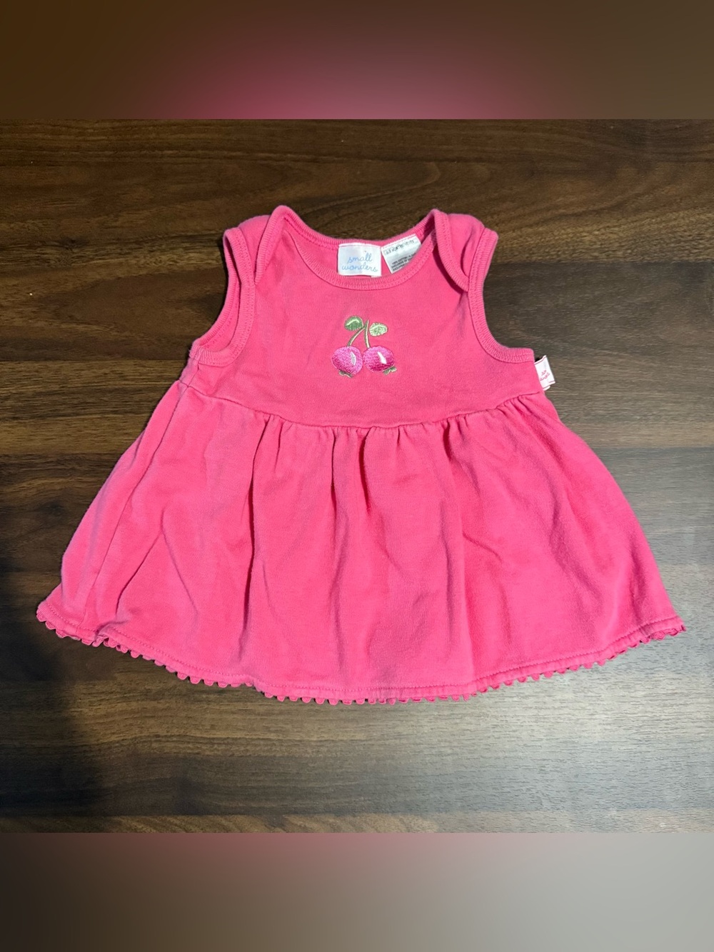 Baby girl vintage cherry dress